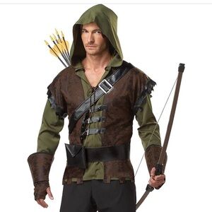 Renaissance Faire and/or Halloween Robin Hood Deluxe Men Costume
